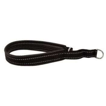 Halvstryp med reflextråd 25cm -Svart