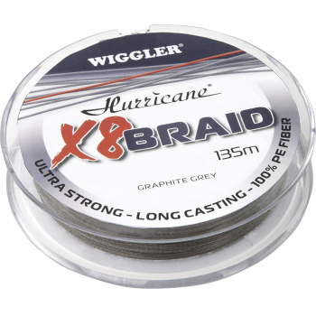 Hurricane x8 braid grey 270m