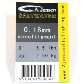 A.Jensen 9' Knotless Tapered Leader 2-pack