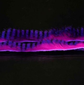 Purple over Pink with Black Grizzly