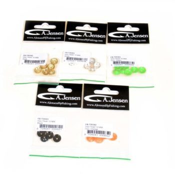 A.Jensen Disc Heads # 10 mm - 1 of each 5 colors