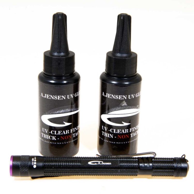 A.Jensen UV Glue x 2 + Torch combo