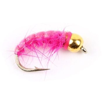 Gold Head Czech Nymphs - Bright Pink