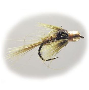 Gold Head Short Shank Nymph - Olive Dun
