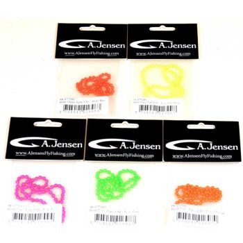 A.Jensen Bead Chain eyes fluo. colors - 1 of each 5 colors