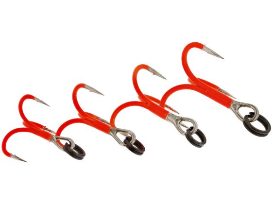 Westin Rigged Trout Treble Hooks -UV Orange