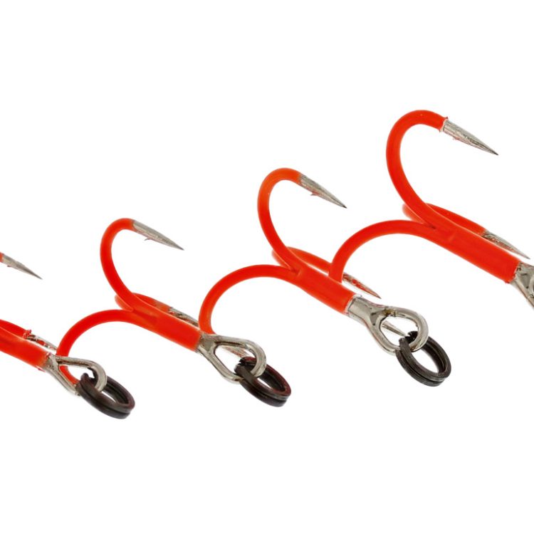 Westin Rigged Sea Trout Treble Hooks -UV Orange