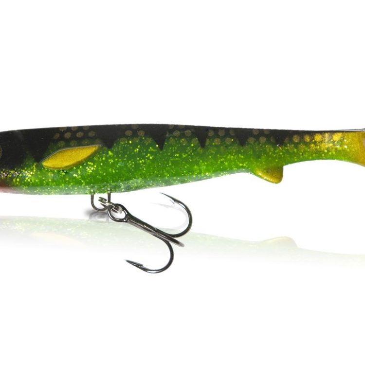 Kanalgratis Flatnose Shad Jr 15cm med Inbyggd Rigg 2-pack