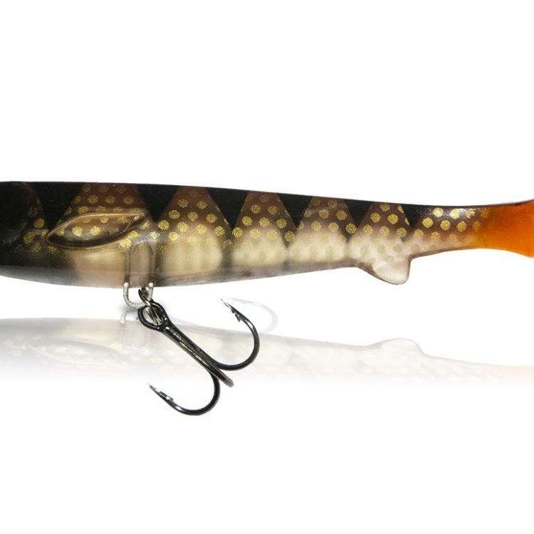Kanalgratis Flatnose Shad 12cm med Inbyggd Rigg 3-pack