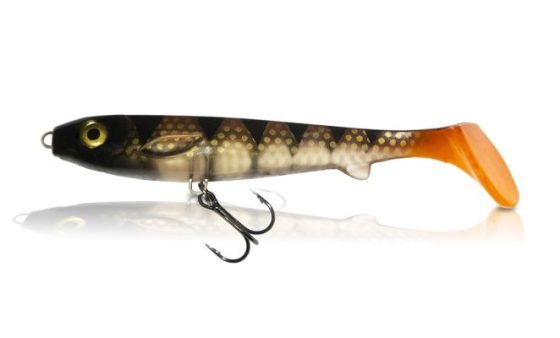 Kanalgratis Flatnose Shad 12cm med Inbyggd Rigg 3-pack